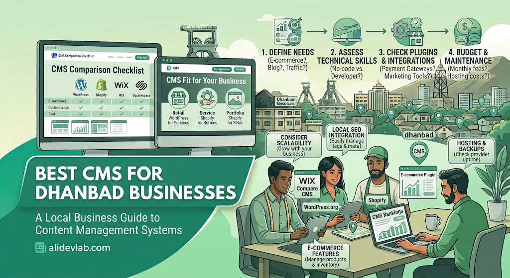 Best CMS for Dhanbad Businesses: Choosing the Right Platform for Your Website