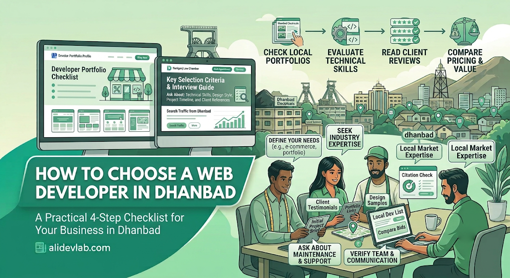 How to Choose a Web Developer in Dhanbad: A Practical Guide for Local Businesses