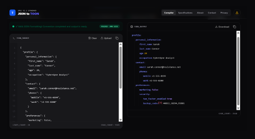 JSON to Toon Converter